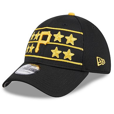 Men's New Era Black Pittsburgh Pirates 2024 Batting Practice 39THIRTY Flex Hat