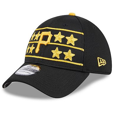 Men's New Era  Black Pittsburgh Pirates 2024 Batting Practice 39THIRTY Flex Hat