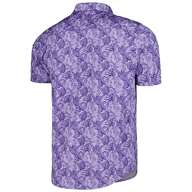 Men's Antigua Purple Orlando City SC Resort Button-Up Shirt