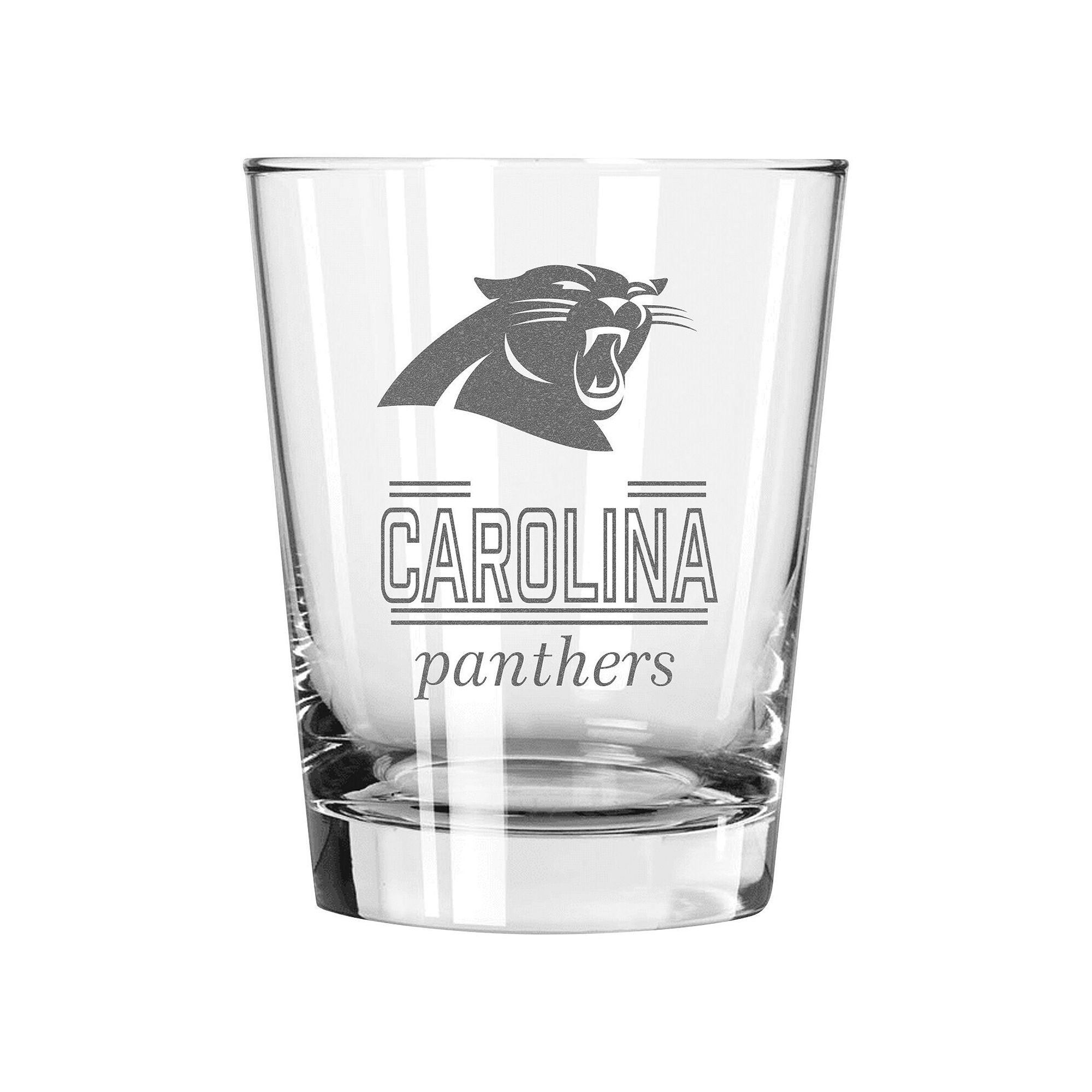Carolina Panthers 15oz. Double Old Fashioned Glass, Team
