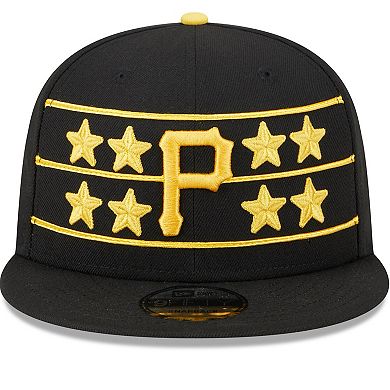 Men's New Era Black Pittsburgh Pirates 2024 Batting Practice 9FIFTY Snapback Hat