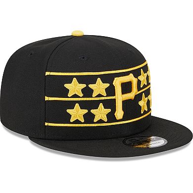 Men's New Era Black Pittsburgh Pirates 2024 Batting Practice 9FIFTY Snapback Hat