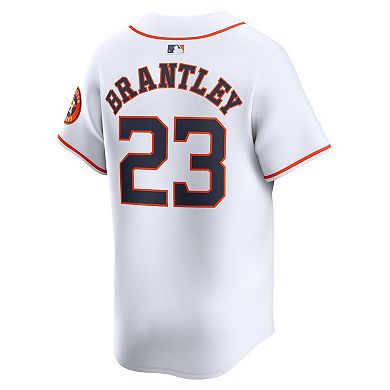 Men's Nike Michael Brantley White Houston Astros Home Limited Player Jersey