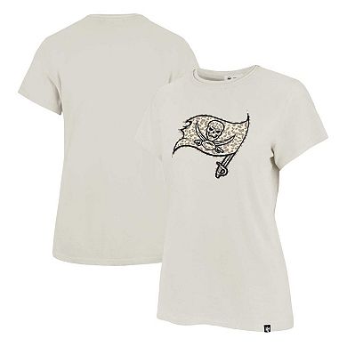 Women's '47 Cream Tampa Bay Buccaneers Panthera Frankie T-Shirt