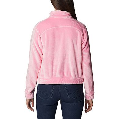 Women's Columbia Pink New York Rangers Fire Side Full-Zip Jacket