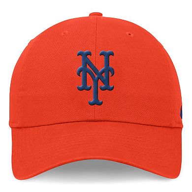 Men's Nike Orange New York Mets Evergreen Club Adjustable Hat