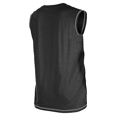 Men's New Era Black Las Vegas Raiders Tank Top