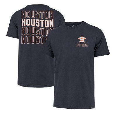 Men's '47 Navy Houston Astros Hang Back Franklin T-Shirt