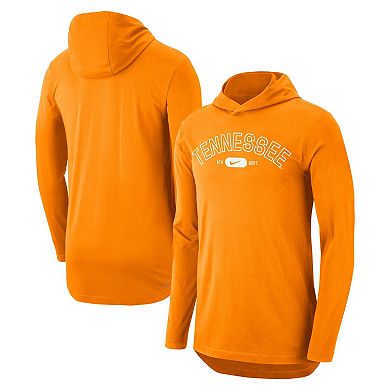 Men's Nike Tennessee Orange Tennessee Volunteers Campus Performance Long Sleeve Hoodie T-Shirt