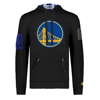 Unisex FISLL x Black History Collection Black Golden State Warriors Pullover Hoodie