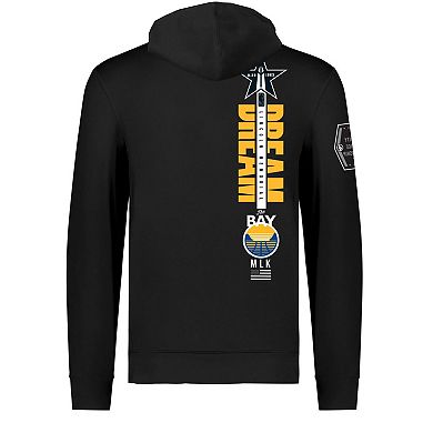 Unisex FISLL x Black History Collection Black Golden State Warriors Pullover Hoodie