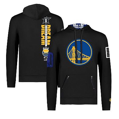 Unisex FISLL x Black History Collection  Black Golden State Warriors Pullover Hoodie