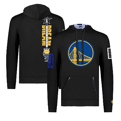 Unisex FISLL x Black History Collection Black Golden State Warriors Pullover Hoodie