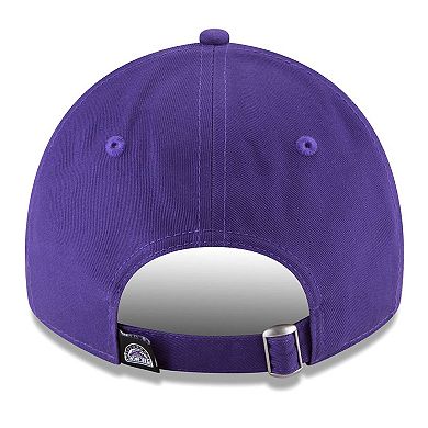 Women's New Era Purple Colorado Rockies Team Logo Core Classic 9TWENTY Adjustable Hat