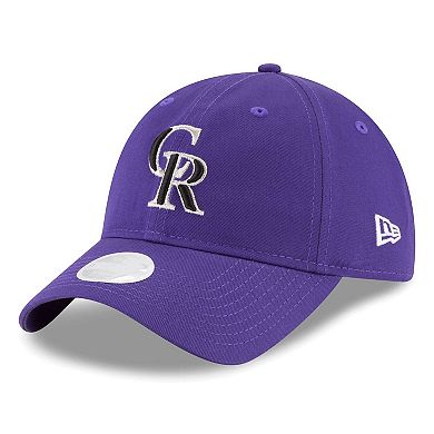 Women's New Era Purple Colorado Rockies Team Logo Core Classic 9TWENTY Adjustable Hat