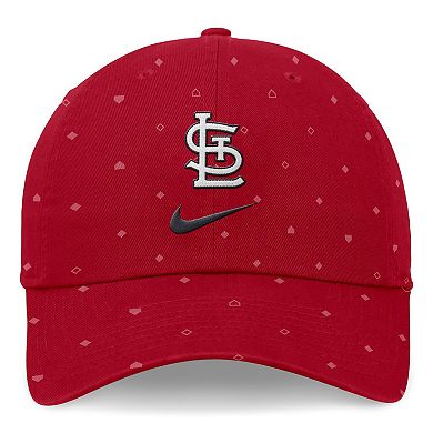 Men's Nike Red St. Louis Cardinals Primetime Print Club Adjustable Hat