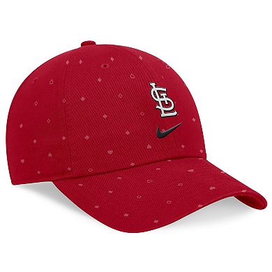 Men's Nike Red St. Louis Cardinals Primetime Print Club Adjustable Hat