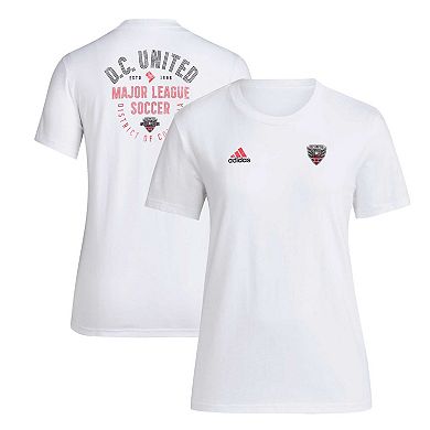 Women's adidas White D.C. United Local Stoic T-Shirt
