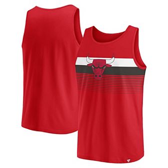 Men's Fanatics Branded Red Chicago Bulls Wild Game Tank Top