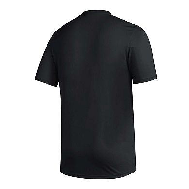 Men's adidas  Black Washington Huskies Fadeaway Basketball Pregame AEROREADY T-Shirt