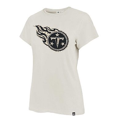 Women's '47 Cream Tennessee Titans Panthera Frankie T-Shirt