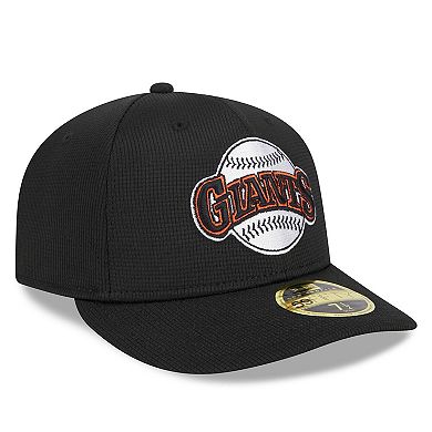 Men's New Era Black San Francisco Giants 2025 Batting Practice Low Profile 59FIFTY Fitted Hat