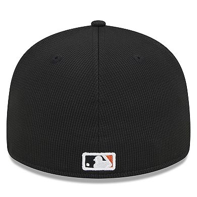 Men's New Era  Black San Francisco Giants 2024 Batting Practice Low Profile 59FIFTY Fitted Hat