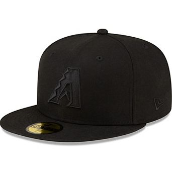 Men's New Era Arizona Diamondbacks Black on Black 59FIFTY Fitted Hat