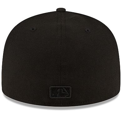 Men's New Era  Arizona Diamondbacks  Black on Black 59FIFTY Fitted Hat