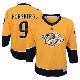 Youth Filip Forsberg Gold Nashville Predators Home Replica Player Jersey