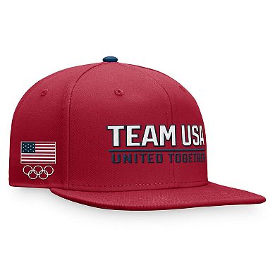 Men's Fanatics Red Team USA Snapback Hat