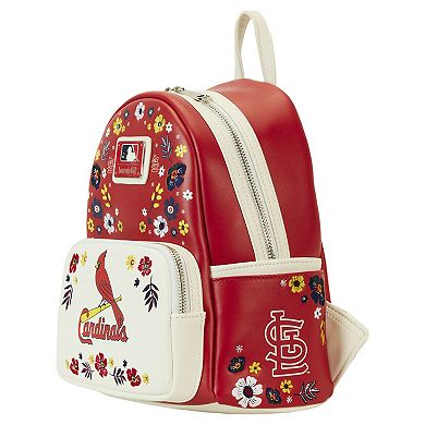 Loungefly St. Louis Cardinals Floral Mini Backpack