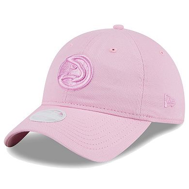 Women's New Era Pink Atlanta Hawks Colorpack Tonal 9TWENTY Adjustable Hat