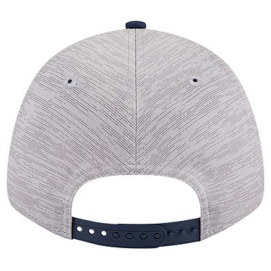 Men's New Era Heather Gray/Navy New Orleans Pelicans Active Digi-Tech Two-Tone 9FORTY Adjustable Hat