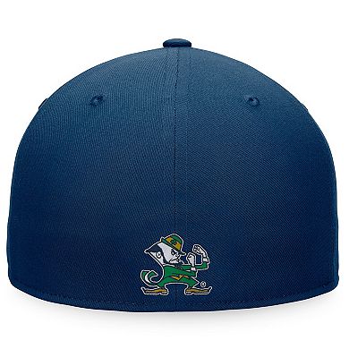 Men's Top of the World Navy Notre Dame Fighting Irish Fitted Hat