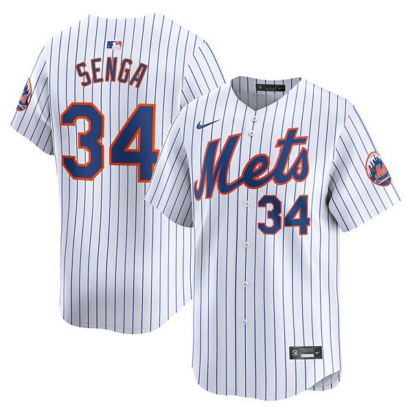 Men's Nike Kodai Senga White New York Mets Home Limited