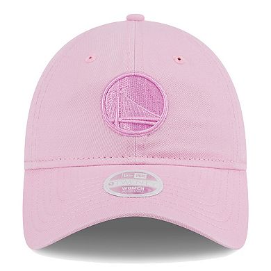 Women's New Era Pink Golden State Warriors Colorpack Tonal 9TWENTY Adjustable Hat