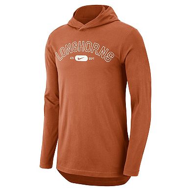 Men's Nike Texas Orange Texas Longhorns Campus Performance Long Sleeve Hoodie T-Shirt
