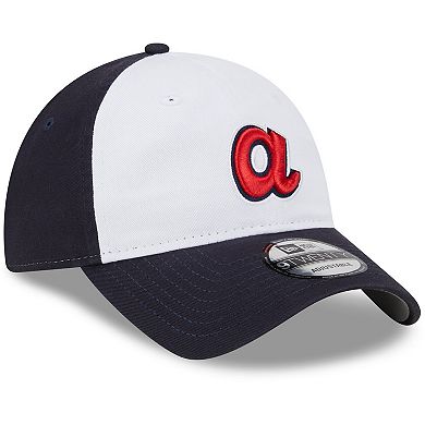 Men's New Era  White Atlanta Braves 2024 Batting Practice 9TWENTY Adjustable Hat