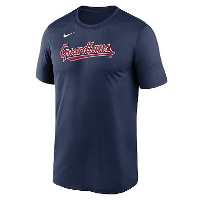 Men's Nike Navy Cleveland Guardians Fuse Legend T-Shirt