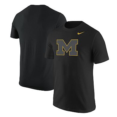 Men's Nike Black Michigan Wolverines Logo Color Pop T-Shirt