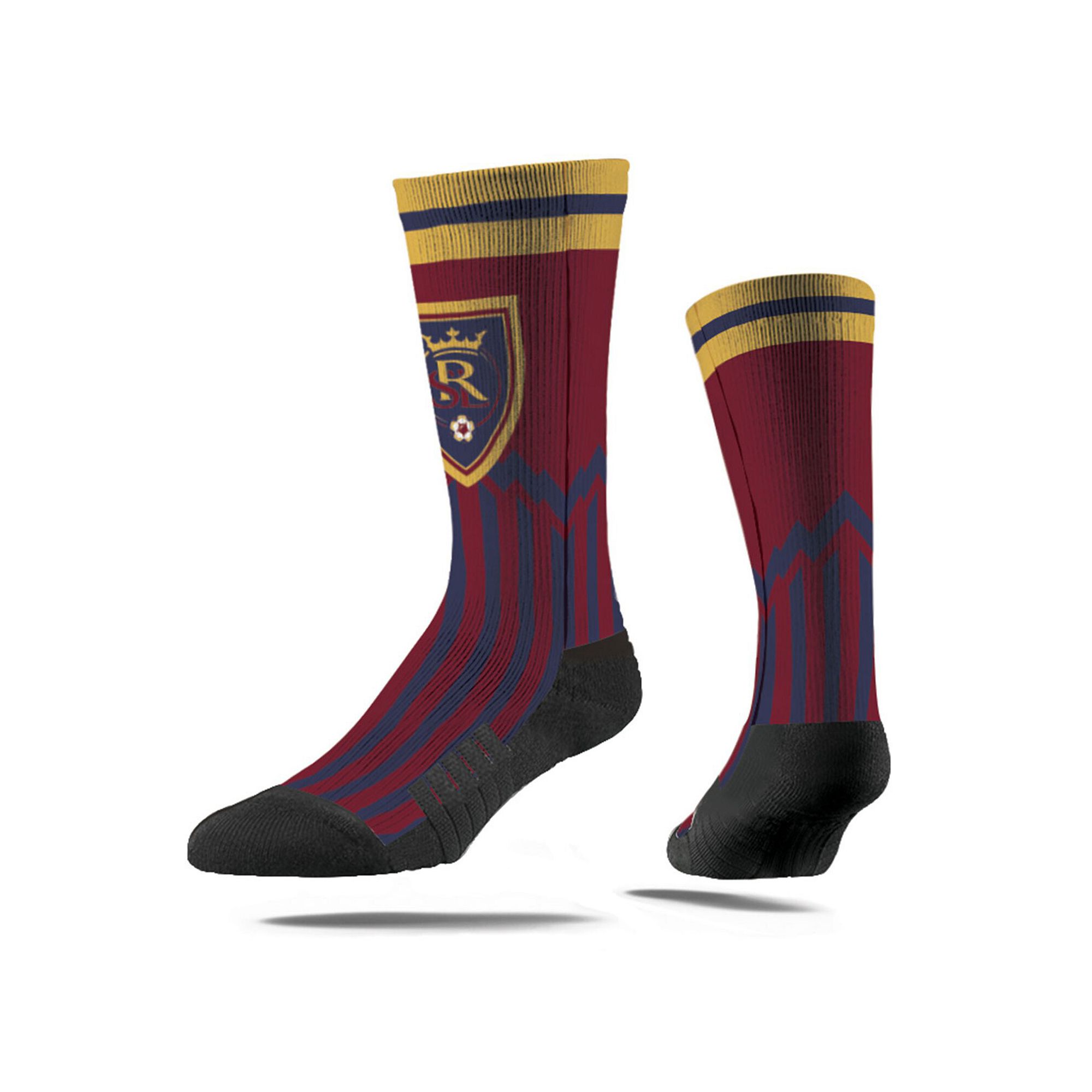 Unisex Strideline Red Real Salt Lake 2024 Jersey Hook Premium Crew Socks, A
