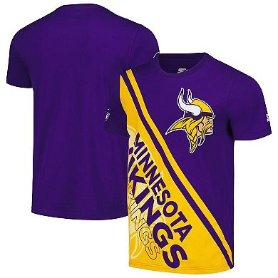 Men's Starter Purple/Gold Minnesota Vikings Finish Line Extreme Graphic T-Shirt