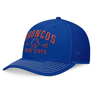 Men's Top of the World Royal Boise State Broncos Carson Trucker Adjustable Hat