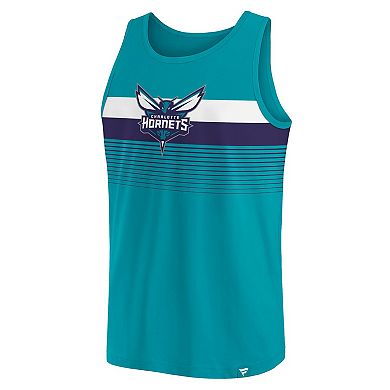 Men's Fanatics Branded Teal Charlotte Hornets Wild Game Tank Top