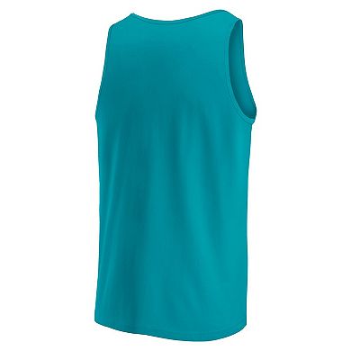 Men's Fanatics Branded Teal Charlotte Hornets Wild Game Tank Top