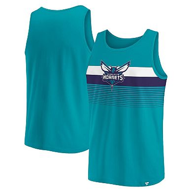 Men's Fanatics Branded Teal Charlotte Hornets Wild Game Tank Top