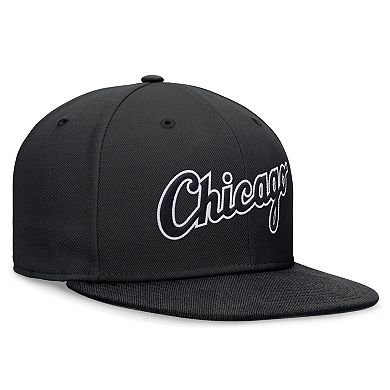 Men's Nike Black Chicago White Sox Evergreen Performance Fitted Hat