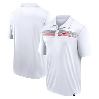 Men's Fanatics White Carolina Hurricanes Victory For Us Interlock Polo