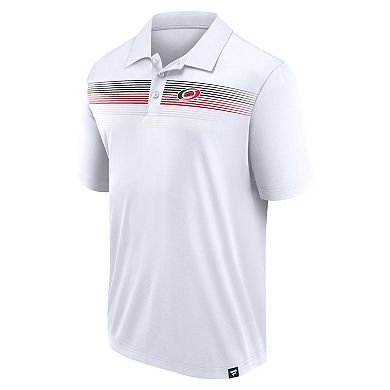 Men's Fanatics Branded White Carolina Hurricanes Victory For Us Interlock Polo